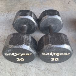 Pair 30 lbs Dumbbells $55