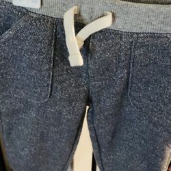 Carter's baby separates 9 months grey double side pockets bottoms pull string infant pants NWT