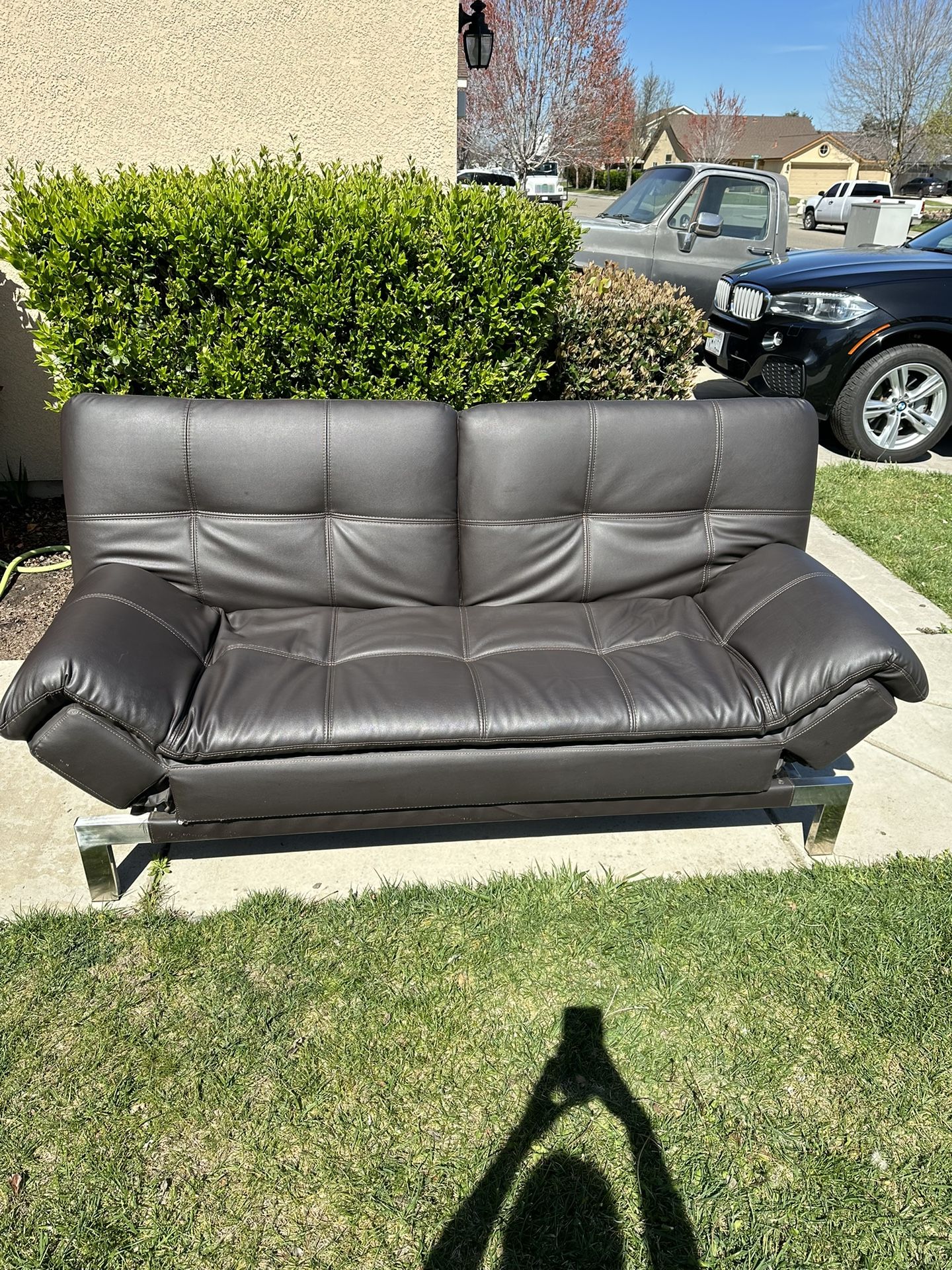 Leather Futon 