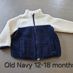 Old Navy Toddler Boy Sherpa Jacket (12-18 months)