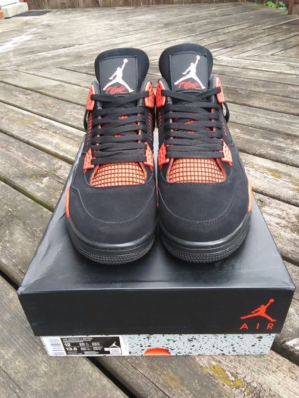 Nike Air Jordan IV Red Thunder Sz 12