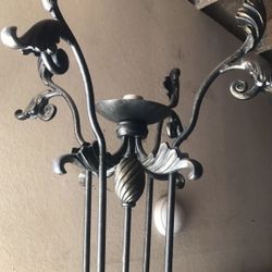 ANTIQUE Vintage Tall Metal Floor Lamp