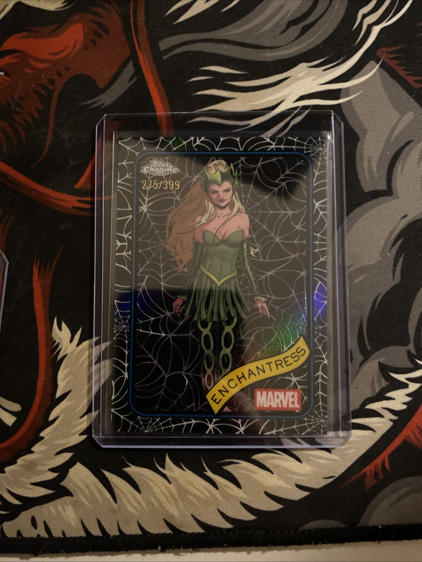Marvel Topps Chrome 2025 Enchantress /399 Web
