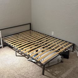 IKEA Full Bed Frame + LURÖY Slats – Sturdy & Minimal