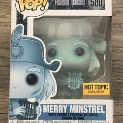 Disney Funko POP Haunted Mansion Ghost Hot Topic Merry Minstrel 580