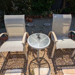 Outdoor Furniture - VARIOUS ITEMS - Chairs - Loveseat Glider - Tables