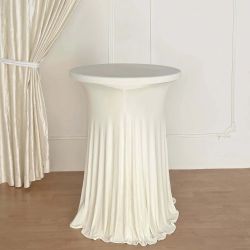 Elegant White Cocktail Tablecloths