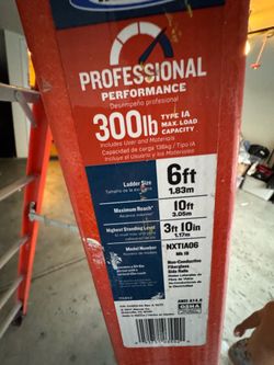 Werner 6ft ladder
