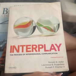 Interplay Process Of Interpersonal Communication 13th Edition