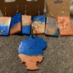 Earrings W/ Keychain