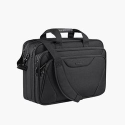 KROSER™ 17.3 Inch Laptop Bag Briefcase,Black