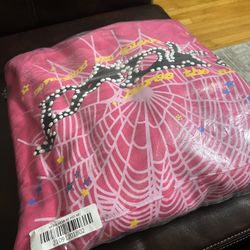 Pink Punk Spider Hoodie 