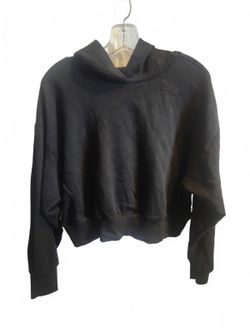 Old Navy So Comfy Black Cropped Hoodie. Womens Size Medium. Great condition 