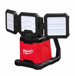 Milwaukee M18 ROVER Dual Power Triple-Panel Flood Light (2368-20) – NEW $160