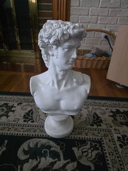 David Bust Sculpture White Replica