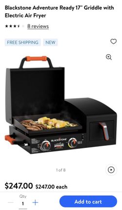Portable Griddle With Air Fryer