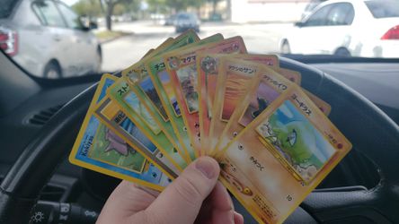Lot of 10 Foreign Pokemon Cards