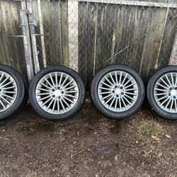 Mercedes Set Of Rims W/tires 