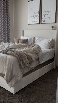 Queen 55” tall bed frame