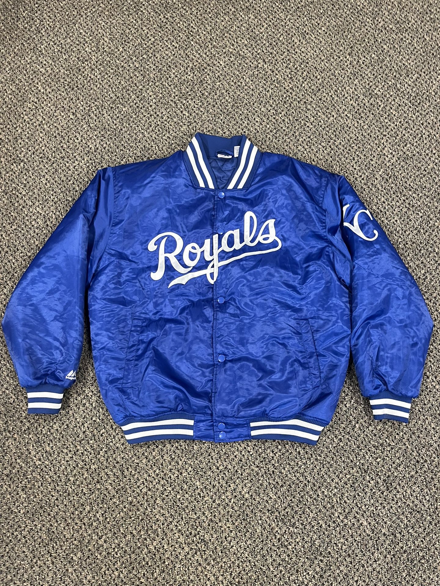 Majestic Kansas City Royals Athletic Bomber Jacket