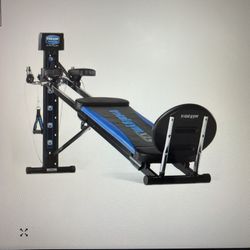 Total Gym XLS Unisex Universal Home Gym Workout Machine w/ Ab Crunch Bench