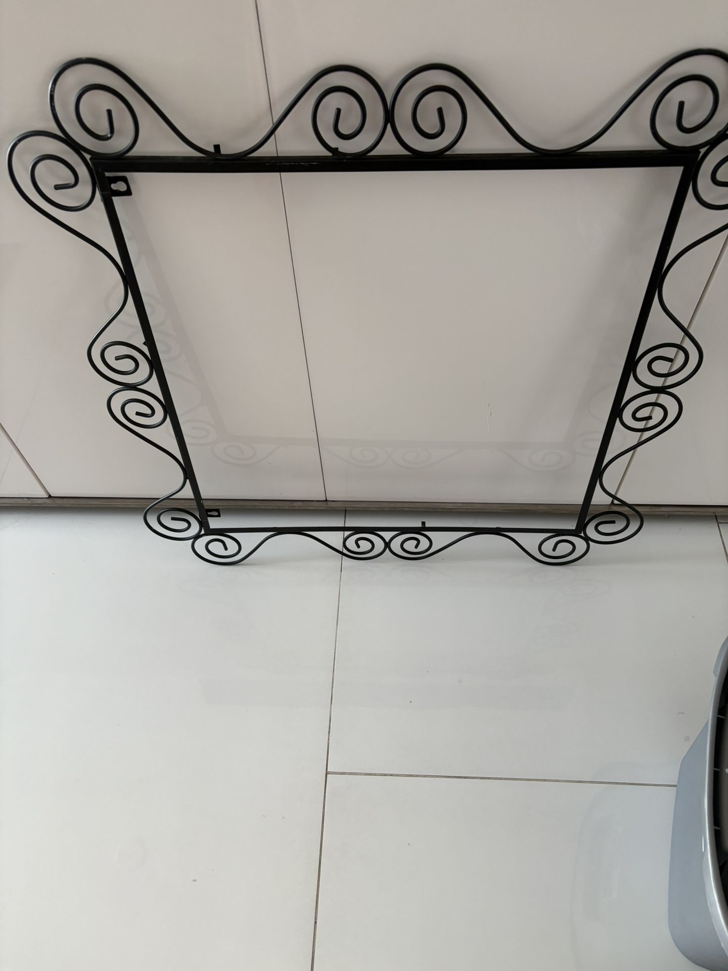 Black Metal Pictures Frame Or For A Mirror