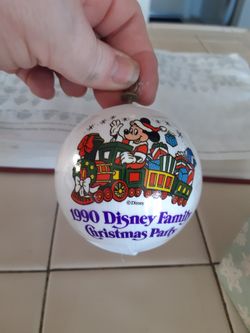 1990 Disney Cast Member Christmas Ornament