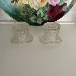 Two Cut crystal Vintage Top Hats
