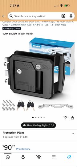 RV door lock