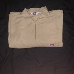 2XL KHAKI BEN DAVIS SHIRT