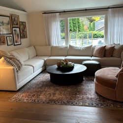 Custom Crate And Barrel Gather Sectional 