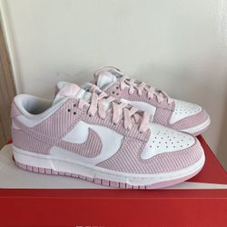 Nike Dunk Low Pink Corduroy - Size 8.5W