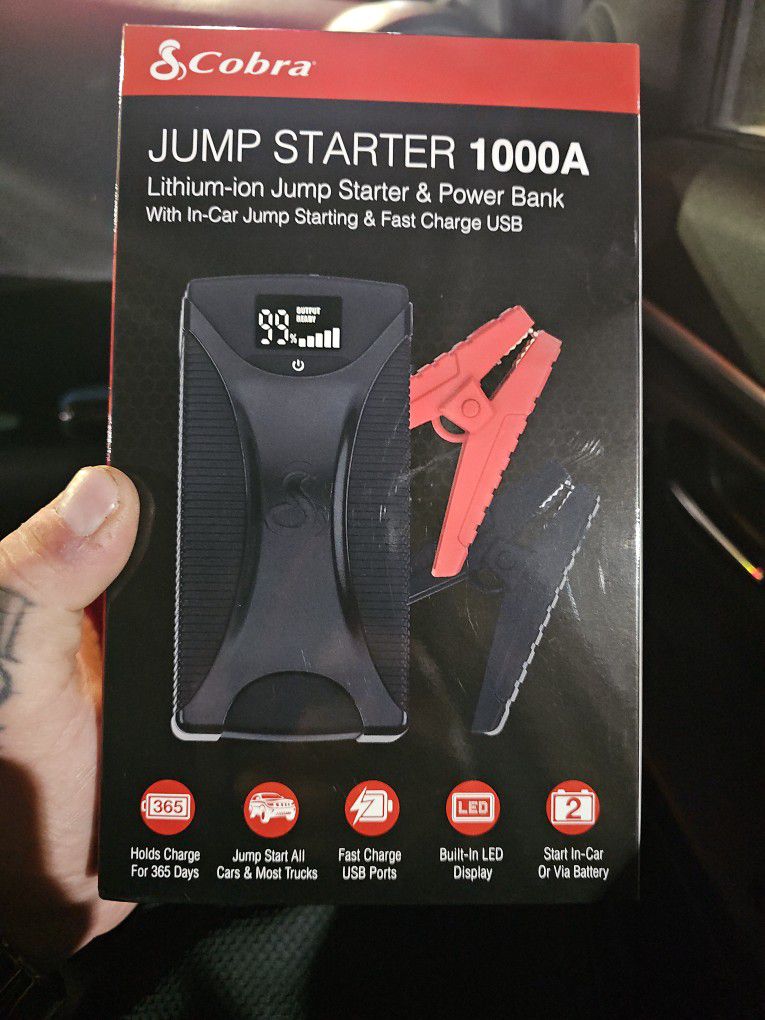 Cobra 1000a Jump Starter 