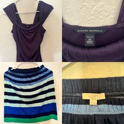 HUGE LOT OF CLOTHES SIZE SMALL & XS, DRESSES ETC.. RALPH LAUREN, BANANA REPUBLIC, GAP, STUDIO M $25 OBO