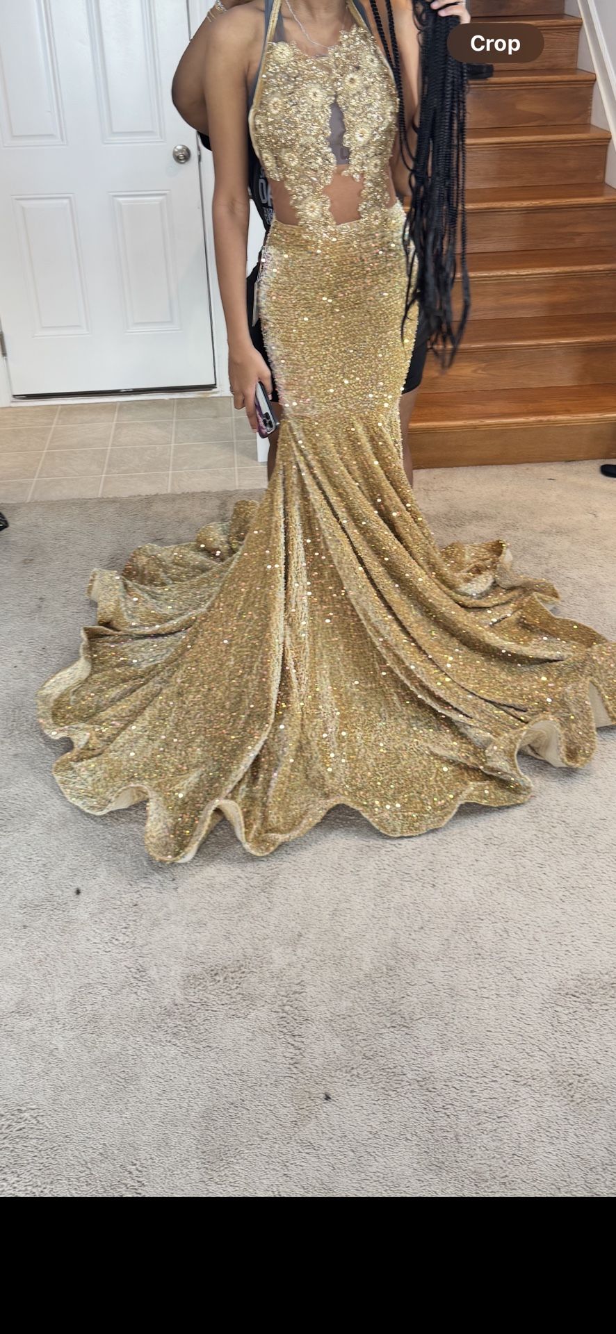 Gold Prom Dress
