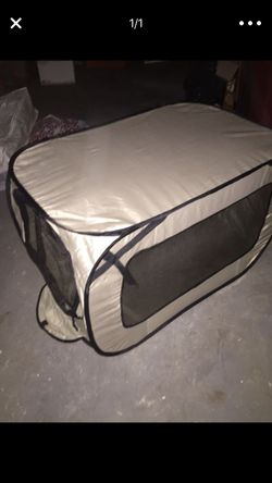 Pop up or table pet crate