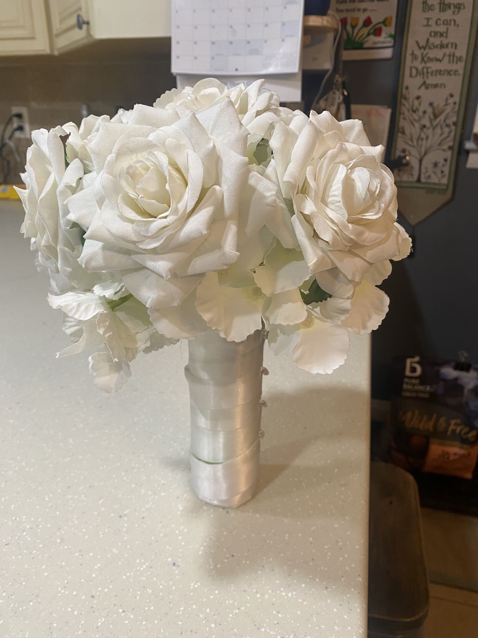 wedding white bouquet