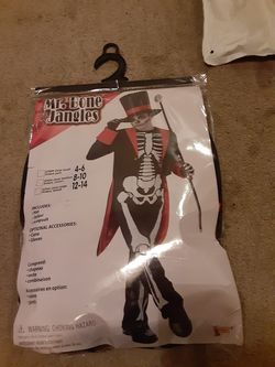 Boys Mr.Bone Jangles costume