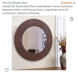 Brand New; Large Beautiful; Chende Wall Mirror