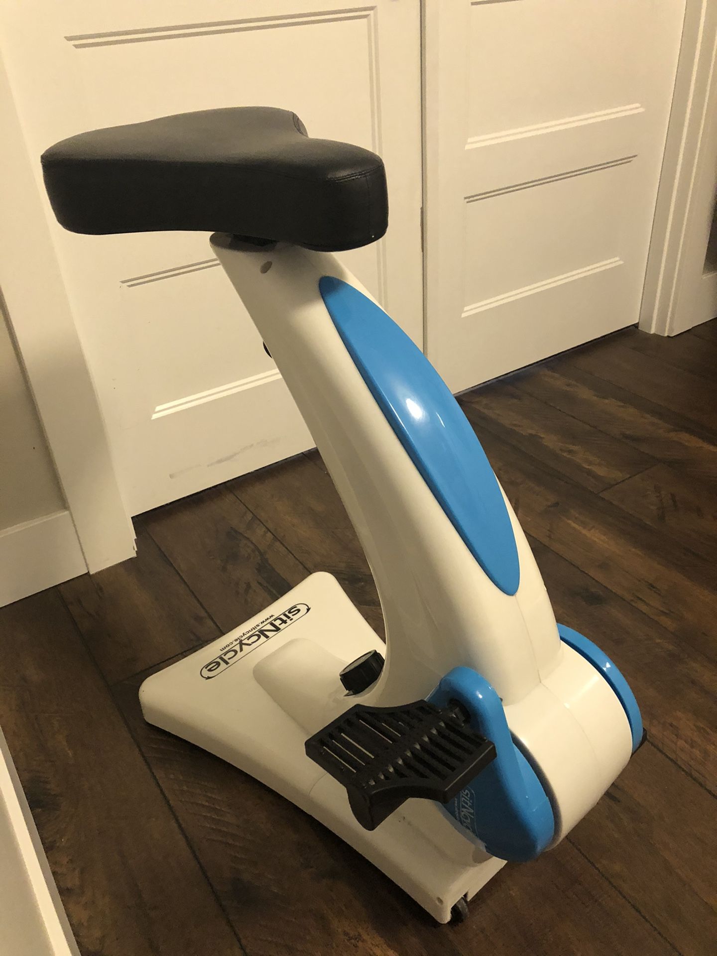 Sit N Cycle Portable Exercise Bike, Tension Control Smooth Fitness for