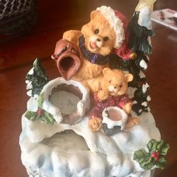 Christmas Fountain Decor