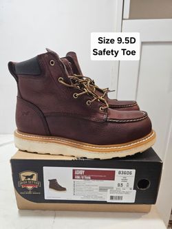 Irish Setter Ashby 6" Work Boot Size 9.5D