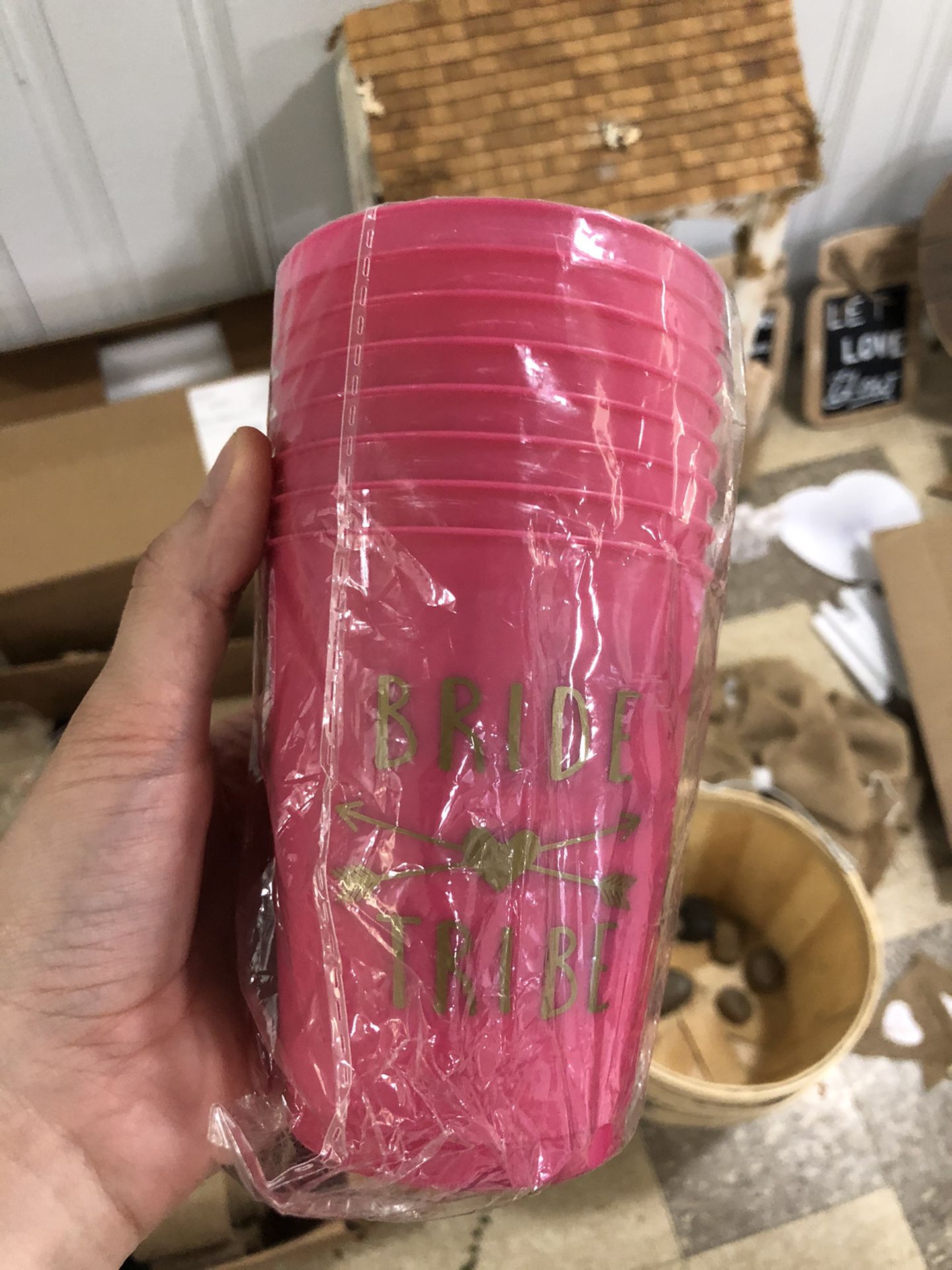 Bride Tribe Cups 