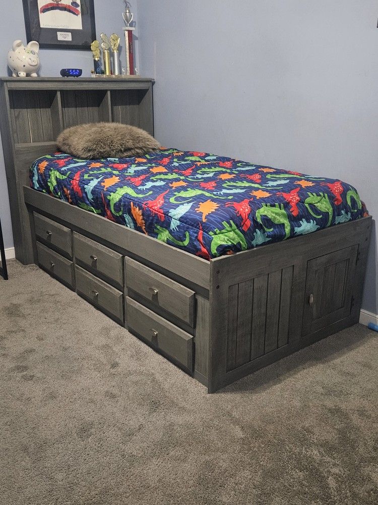 Twin Bed and Chest