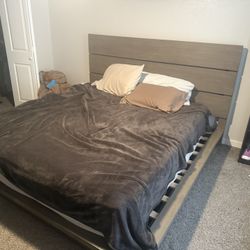 King Bed frame/ Matching Dresser