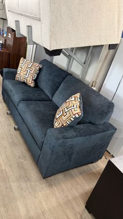 Navy Blue Queen Sofa Sleeper
