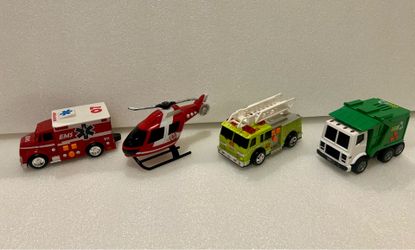 Toy Emergency Vehicles 4 toy vehicles