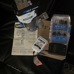 Hart 20v Router, Decorative Bit Set, 2ah battery and Charger