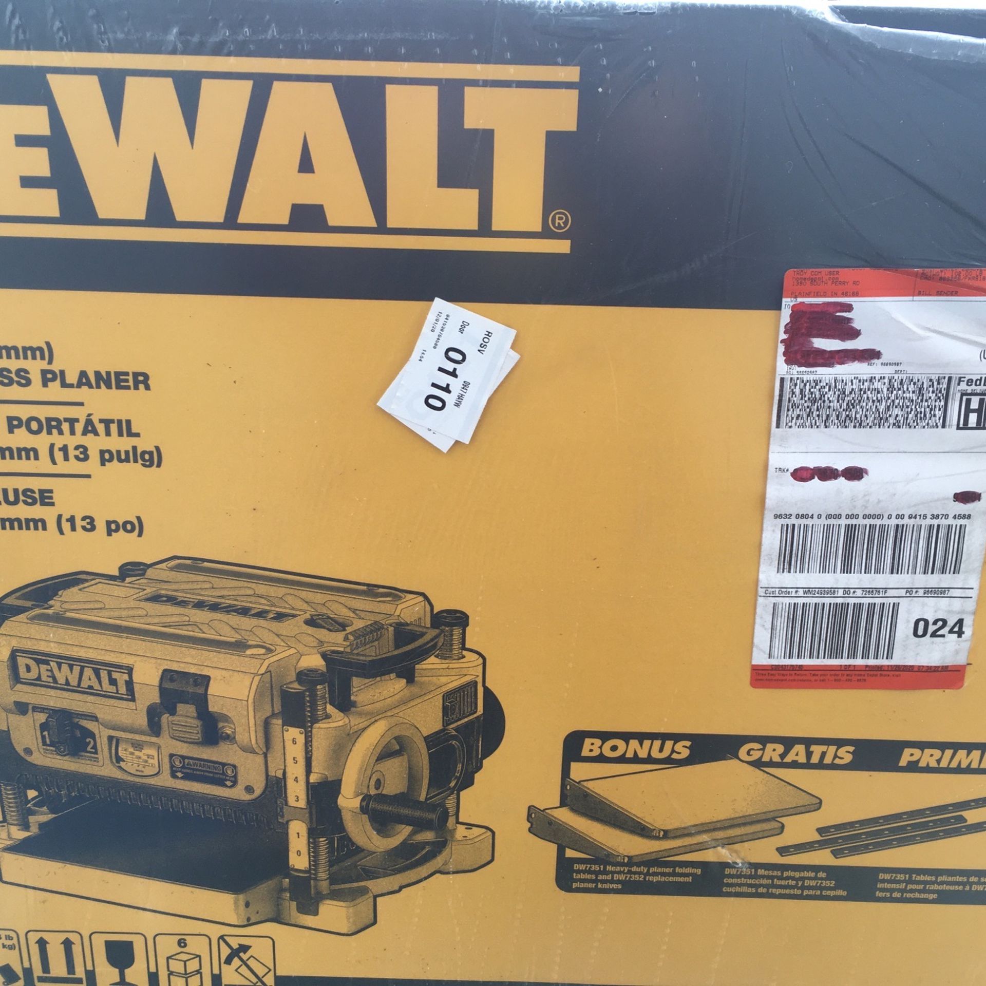 DeWALT DW735X Thickness Planer **New**