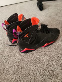 Air jordan 7 retro black gloss size 11